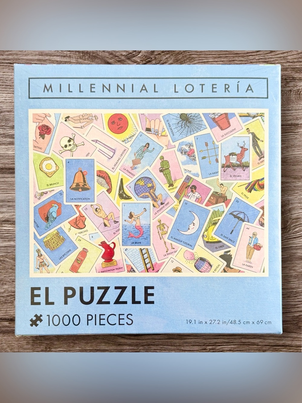 BRAND NEW Millennial Loteria 1000 Piece Puzzle